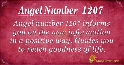 1207 angel number|1207 meaning.